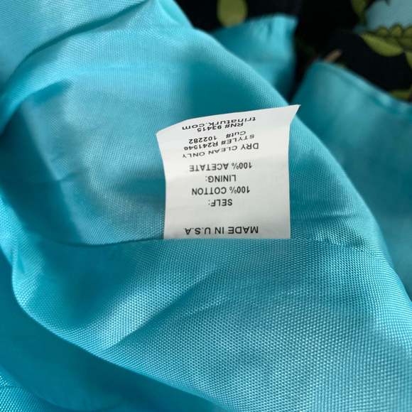 TRINA TURK Black Multicolour Cotton 34 Sleeves Jacket - Picture 6 of 6